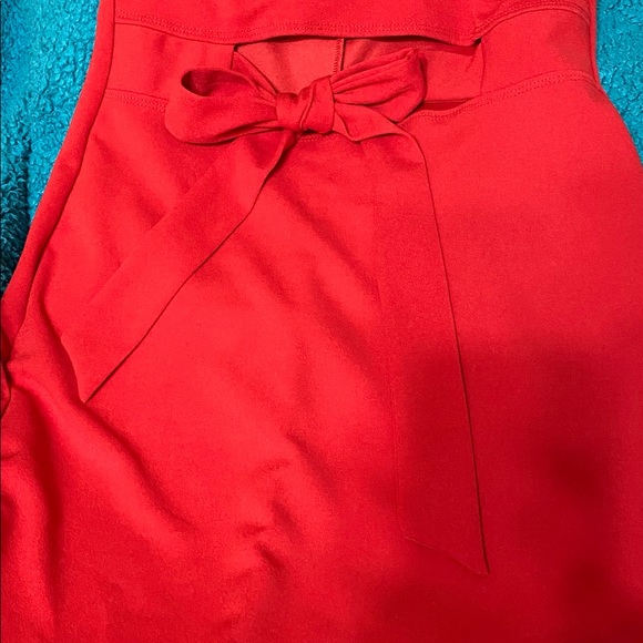 NWOT Reckless Hearts Red Cutout Mini Dress - Picture 2 of 5